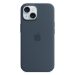 Apple iPhone 15 Silicone Case with MagSafe - Storm Blue