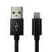 Cables Direct 2M Black USB2.0 A - Lightning