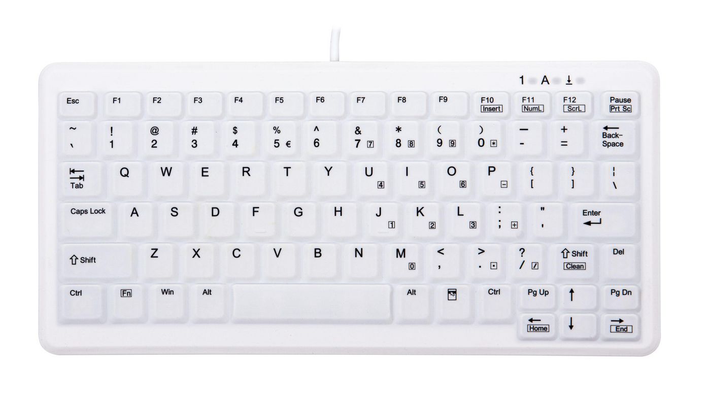 CHERRY Contour Active Key MedicalKey AK-C4110 - Keyboard - USB - US - white