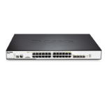 D-Link DGS-3120-24PC/SI network switch Managed L2+ Power over Ethernet (PoE) Black