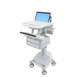 Ergotron StyleView Aluminium, Grey, White Laptop Multimedia cart