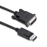 Qoltec 50364 video cable adapter 1.8 m DVI DisplayPort Black