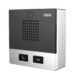 Fanvil I10D audio intercom system Black, Stainless steel