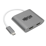 Tripp Lite U444-06N-2H-MST USB graphics adapter 3840 x 2160 pixels Gray