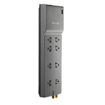 Belkin 8-Outlets Surge Suppressor Black 8 AC outlet(s) 125 V 141.7" (3.6 m)