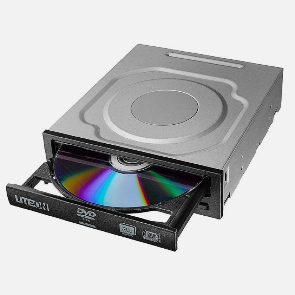 New Lite On Ihas124 Optical Disc Drive Internal Black Stainless Steel 