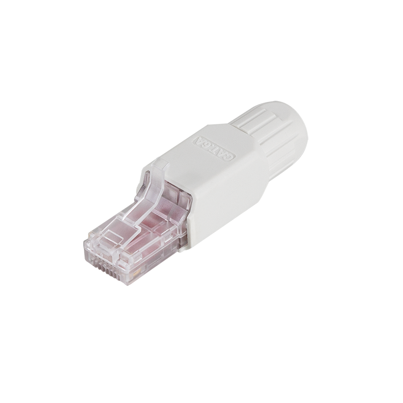 LogiLink Field assembly Cat.6A RJ45 plug, unshielded, one-piece type