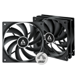 ARCTIC F12 PWM PST Computer behuizing Ventilator 12 cm Zwart 3 stuk(s)