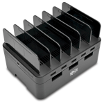Tripp Lite 5-Port USB Charging Station with Built-In Device Storage, 12V 4A (48W) USB Charger Output