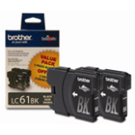 Brother LC612PKS ink cartridge 2 pc(s) Original Black