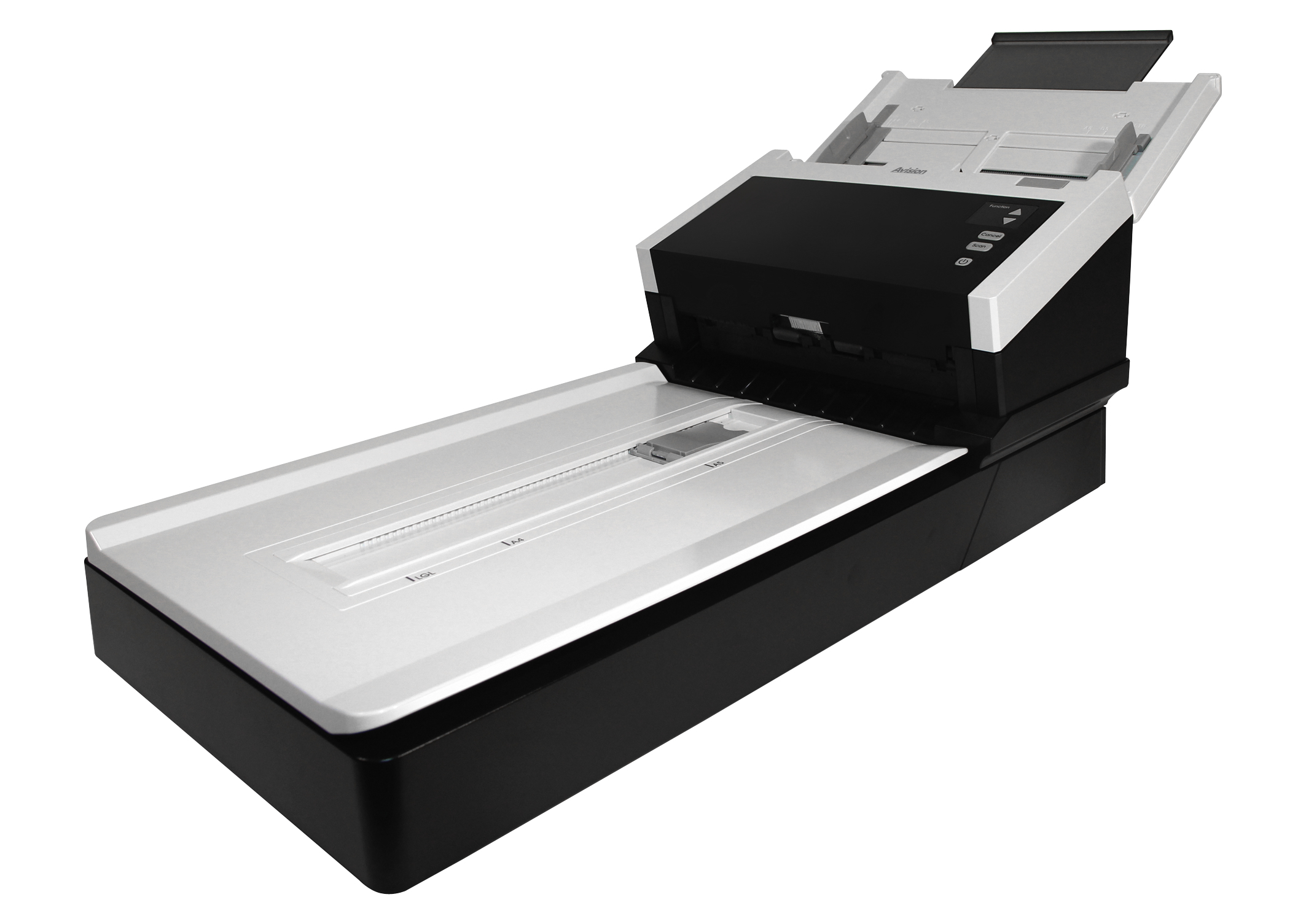 Image of Avision DL-1409B scanner Flatbed & ADF scanner A4 Black, White
