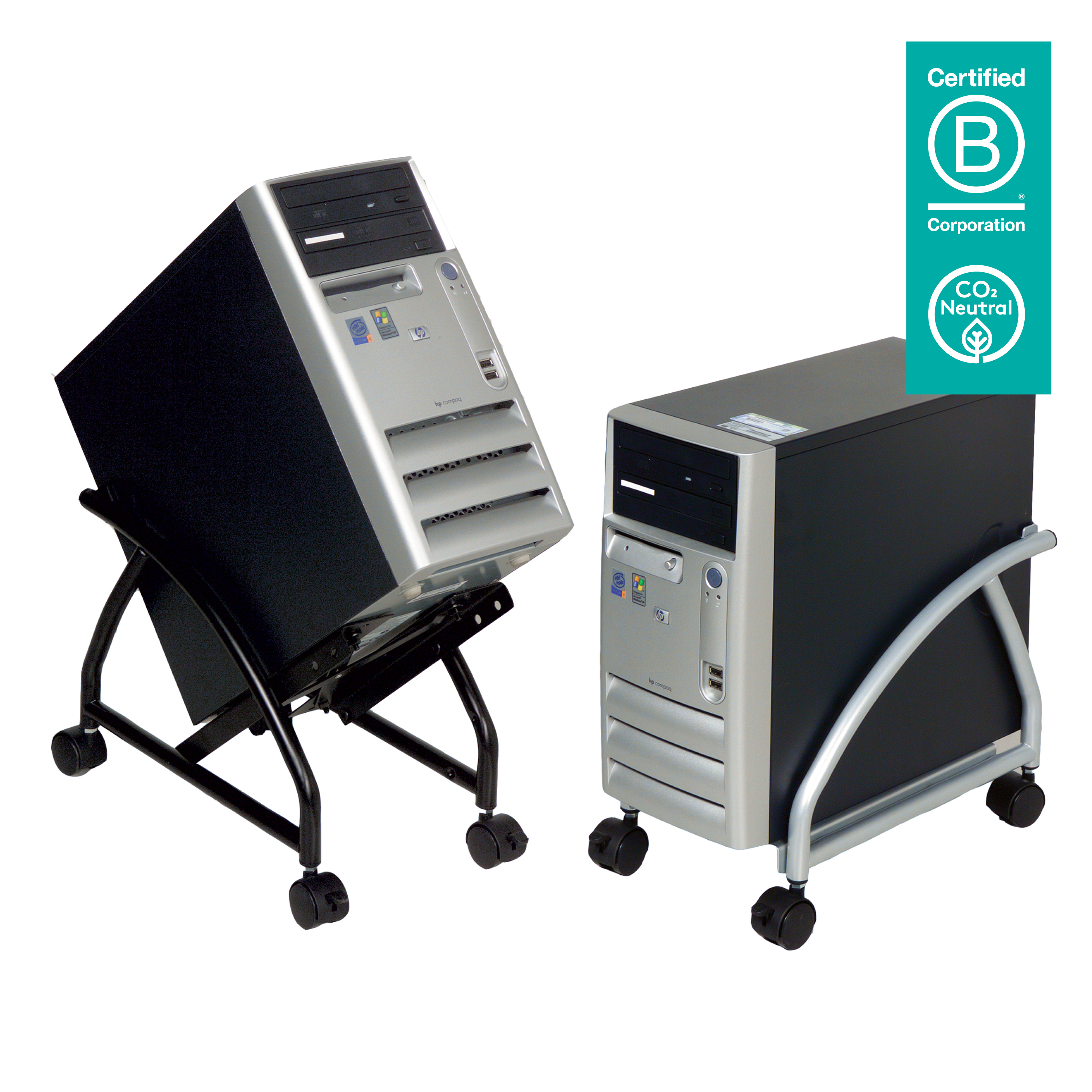 Image of Dataflex Viewgo computer holder - floor 202