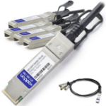 AddOn Networks ADD-QJUSCI-PDAC3M InfiniBand/fibre optic cable 3 m QSFP+ SFP+ x 4 Black