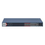 Hikvision DS-3E1318P-EI(B) netwerk-switch Managed Fast Ethernet (10/100) Power over Ethernet (PoE) Blauw