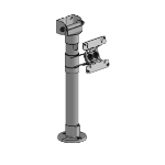 Ergonomic Solutions 400 mm pole with Top Mount