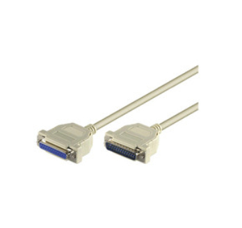 Image of Microconnect DB25-DB25 3m serial cable White DB-25