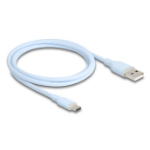 DeLOCK 81222 USB-kabel USB 2.0 1 m USB A USB C Blauw