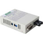 Alloy SCR460ST-1  RS-232/422/485 Serial DB-9 to Multimode Fibre Converter. Max. range 2Km