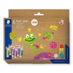 Staedtler 8816F C6 washable finger paint Green, Lilac, Orange, Pink, Red, Yellow