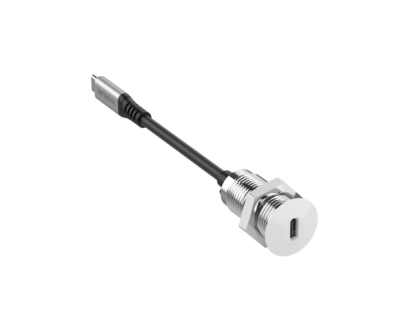 Vivolink PROUSBCMF0.3SOCKET-W USB cable USB 3.2 Gen 2 (3.1 Gen 2) 0.3