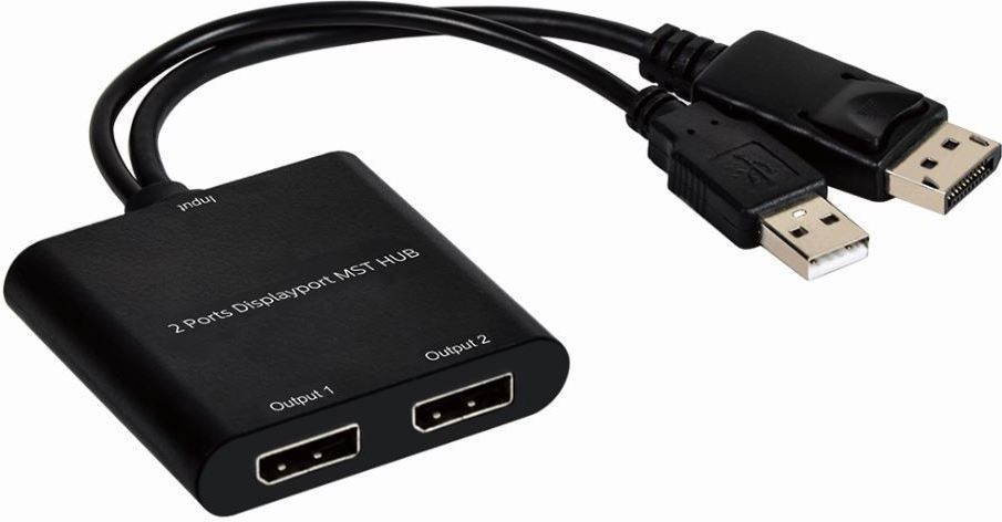 Image of Microconnect MC-DSP-102T video splitter DisplayPort 2x DisplayPort