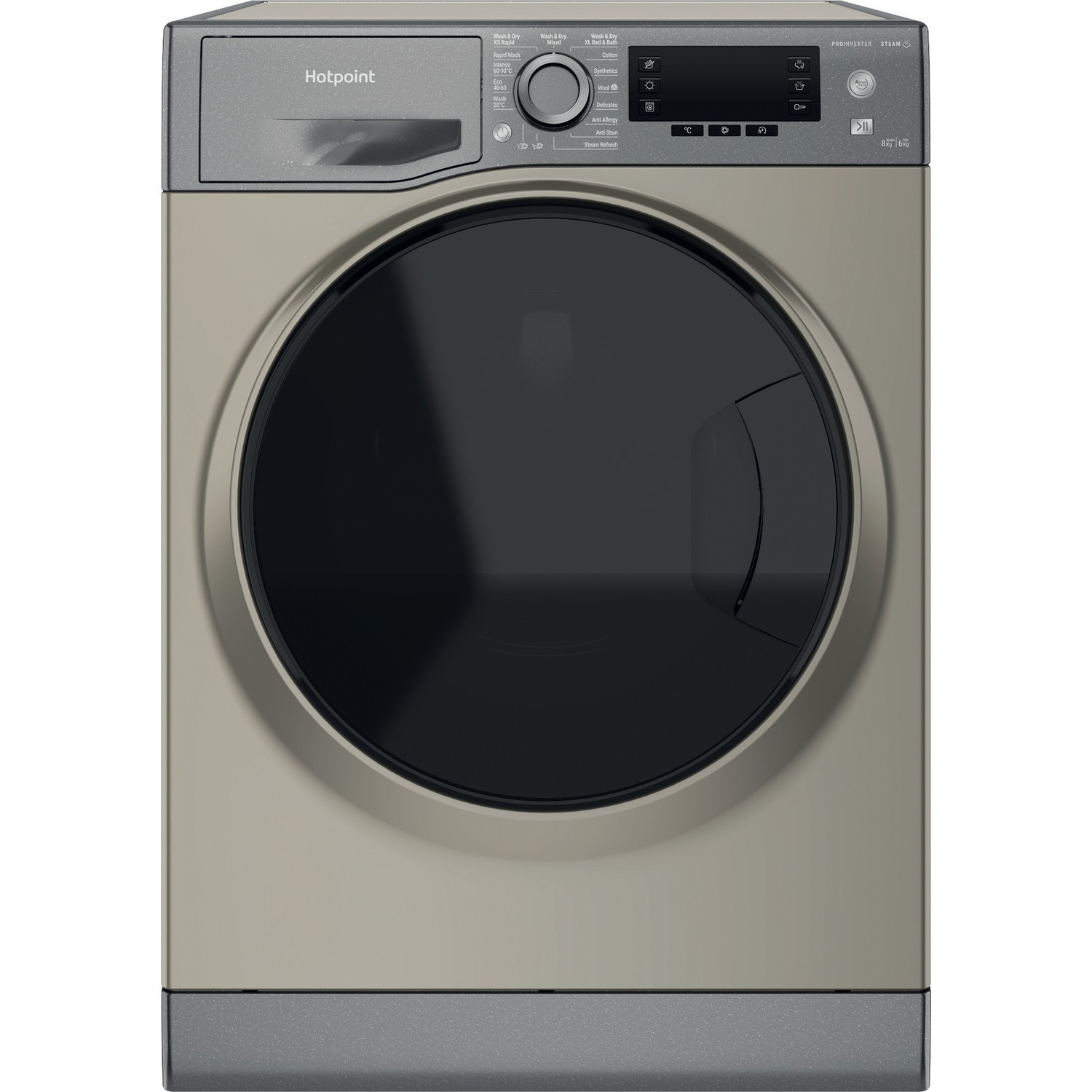 Hotpoint ActiveCare 8kg Wash 6kg Dry 1400rpm Washer Dryer - Graphite