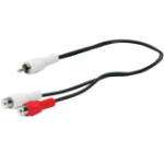 Schwaiger CIK8230533 audio kabel 0,2 m 2 x RCA RCA Zwart