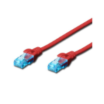 FDL 0.25M CAT.5e UTP PATCH CABLE - RED
