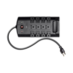 Monoprice 15874 surge protector Black 12 AC outlet(s) 120 V 118.1" (3 m)