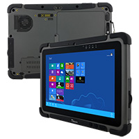 Winmate M101H tablet 64 GB 25.6 cm (10.1") Intel® Core™ i5 4 GB Wi-Fi 4 (802.11n) Black, Grey