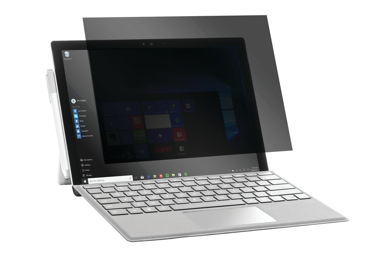 Image of Kensington Privacy Screen Filter for Surface Go - 2-Way Removable