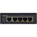 StarTech.com Industrial 5 Port Gigabit PoE Switch - 30W - Power Over Ethernet Switch - Hardened GbE PoE+ Unmanaged Switch - Rugged High Power Gigabit Network Switch IP-30/-40 C to 75 C