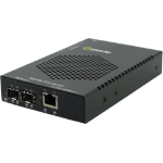 Perle S-1110HP-DSFP-XT network media converter 1000 Mbit/s Black