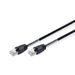 Digitus DK-1644-010/BL-OD netwerkkabel Zwart 1 m Cat6 S/FTP (S-STP)