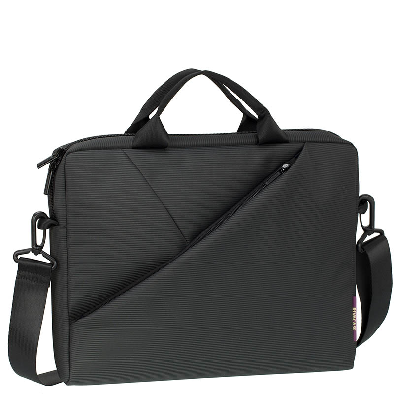 Rivacase 8730 notebook case 39.6 cm (15.6") Messenger case Black