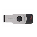 Kingston Technology DataTraveler Swivl USB flash drive 16 GB USB Type-A 3.2 Gen 1 (3.1 Gen 1) Black, Silver
