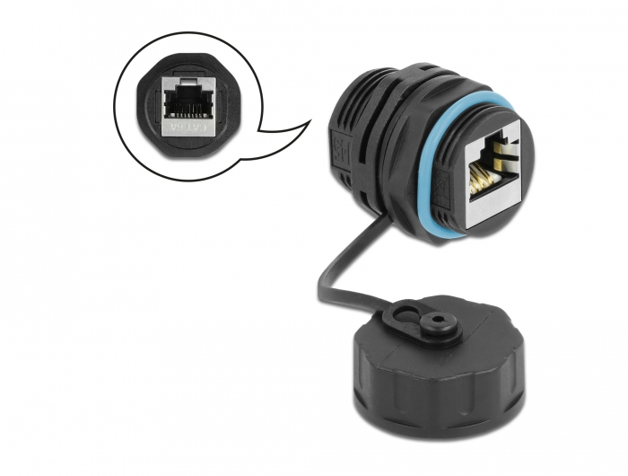 Image of DeLOCK 86695 network splitter Black
