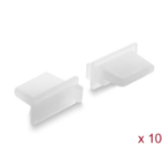 DeLOCK Dust Cover for USB Type-A female 10 pieces silicone transparent