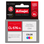 Activejet AC-576NX Canon printer ink, replacement Canon CL-576XL; Supreme; 15 ml; colour: blue, yellow, red