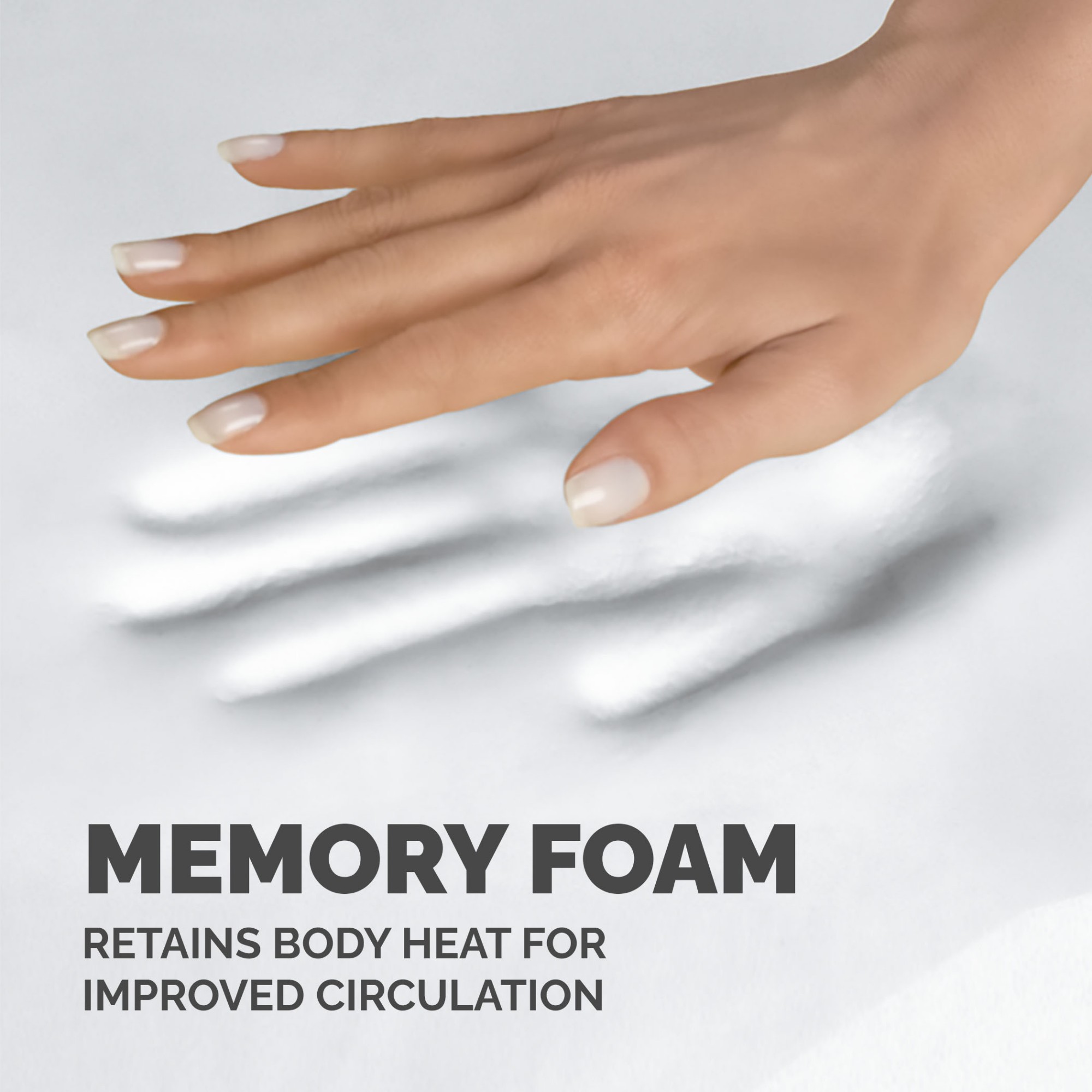 Fellowes Memory Foam Mouse Pad Wrist Support Black/Silver 9175801