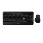 Logitech MX900 Performance and Mouse Combo keyboard Mouse included USB QWERTZ German Black