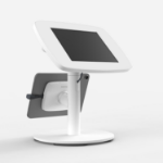 Bouncepad Original Twin + Counter Base | Apple iPad Mini 4 / 5 Gen 7.9 (2015 - 2019) | White | Covered Front Camera and Home Button