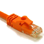 C2G 1ft Cat6 550MHz Snagless Patch Cable Orange networking cable 11.8" (0.3 m)