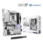 Asrock Z890 PRO RS WIFI WHITE, Intel Z890, 1851, ATX, 4 DDR5, HDMI, DP, 2 TB4, Wi-Fi 6E, 2.5G LAN, RGB, 4x M.2