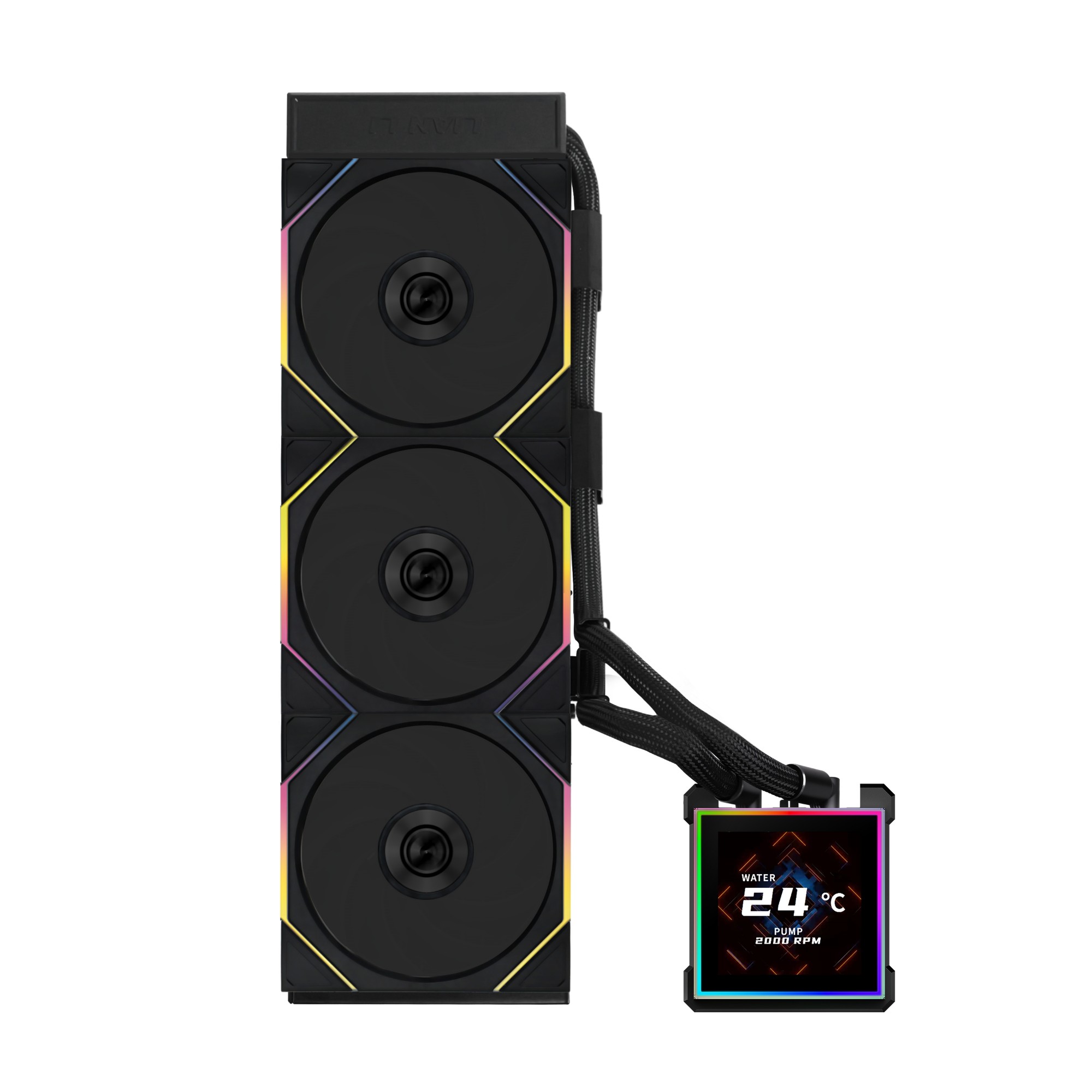 Lian Li Black/White Hydroshift Ii Lcd-S 360 Tl Processor Liquid Cooling Kit 12 Cm