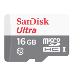 SanDisk Ultra MicroSDHC 16GB UHS-I Class 10