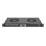 Extralink Fan panel 19", 2 fans, with thermostat