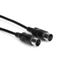 Hosa Technology MID-301BK audio cable 0.3 m DIN (5-pin) Black