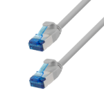 LogiLink Patch cable Cat.6A SLIM S/FTP LSZH, grey, 20 m, SlimLine