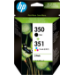 HP Pack de ahorro de 2 cartuchos de tinta original 350 negro/351 tricolor